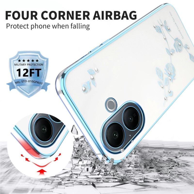 Tok Vivo V60 Lite Strasszok És Örökvirágok