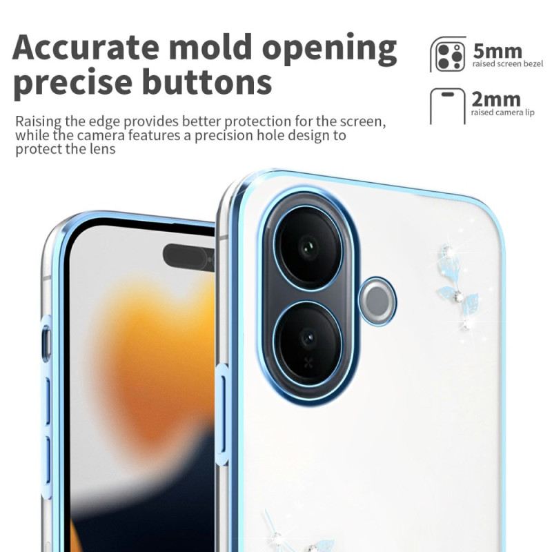 Tok Vivo V60 Lite Strasszok És Örökvirágok