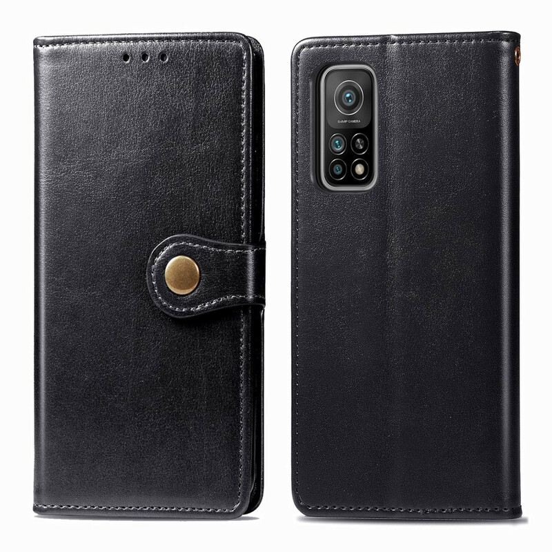Fliptok Xiaomi Mi 10T / 10T Pro Műbőr És Vintage Csat