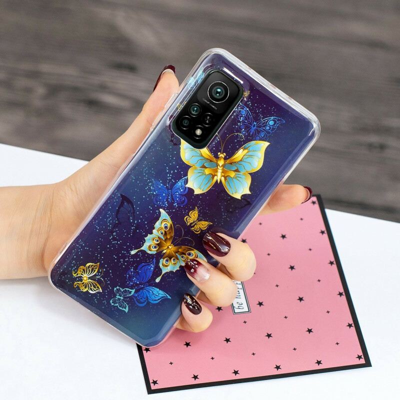 Tok Xiaomi Mi 10T / 10T Pro Fluoreszkáló Pillangók Sorozat