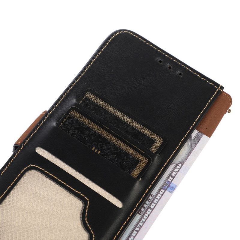 Bőrtok iPhone 16 Plus Prémium Osztályú Rfid Védelem