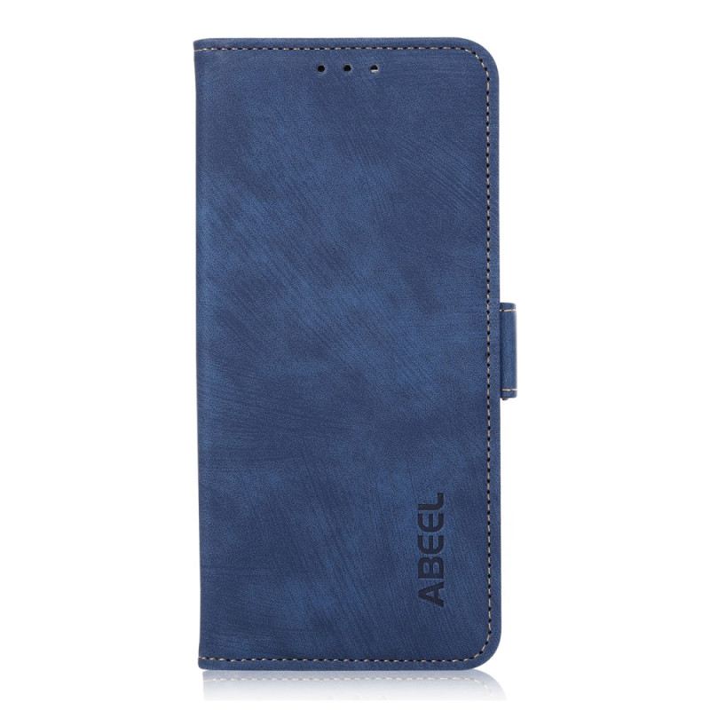 Kinyitható Tokok iPhone 16 Plus Vintage Velúr Hatású Abeel