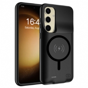 10000mah Akkumulátortok Samsung Galaxy S25 Plus-hoz Külső Töltővel És Mágneses Rögzítéssel