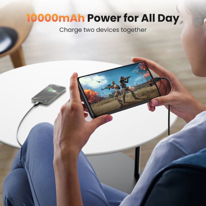 10000mah Akkumulátortok Samsung Galaxy S25 Plus / S24 Plus-hoz Töltővel És Mágneses Rögzítéssel