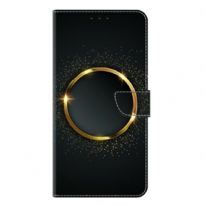 Bőrtok Samsung Galaxy S25 Plus 5g Arany Kör