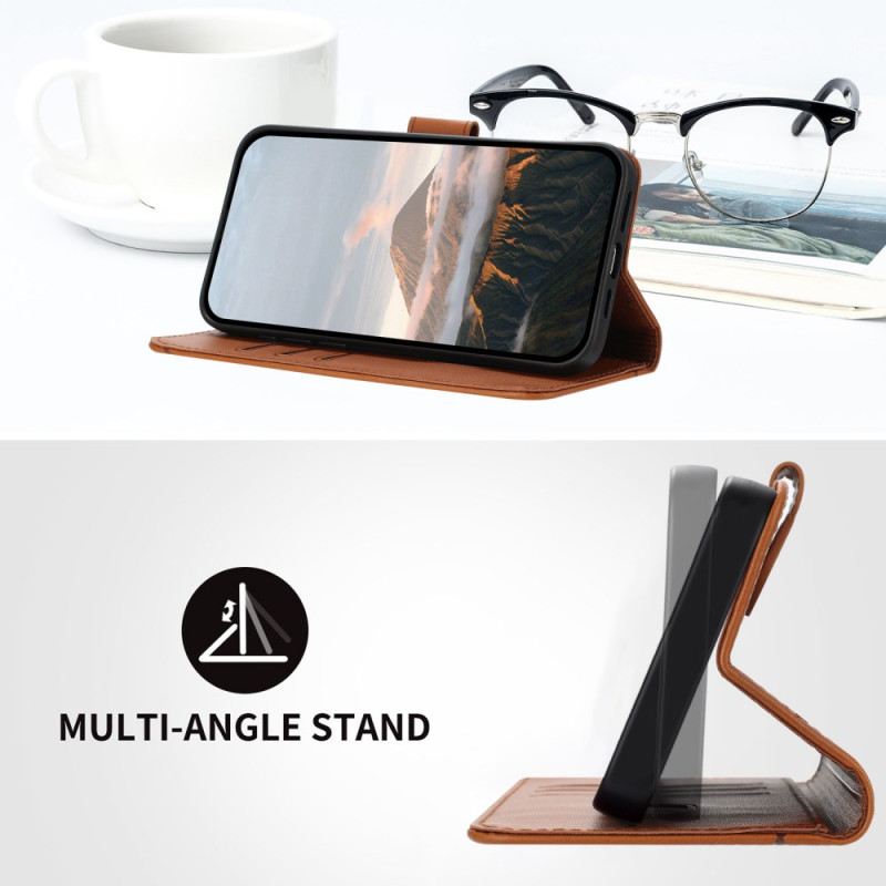 Bőrtok Samsung Galaxy S25 Plus 5g Háromszög Mintás