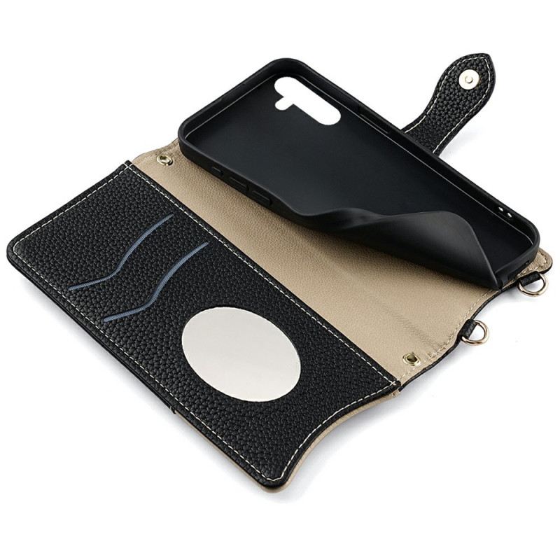 Bőrtok Samsung Galaxy S25 Plus 5g Láncos Pénztárca