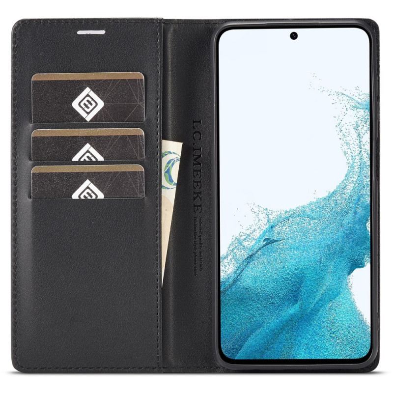 Bőrtok Samsung Galaxy S25 Plus 5g Piros Vonalú Lc.imeeke