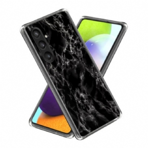 Fliptok Samsung Galaxy S25 Plus 5g Fekete Márvány