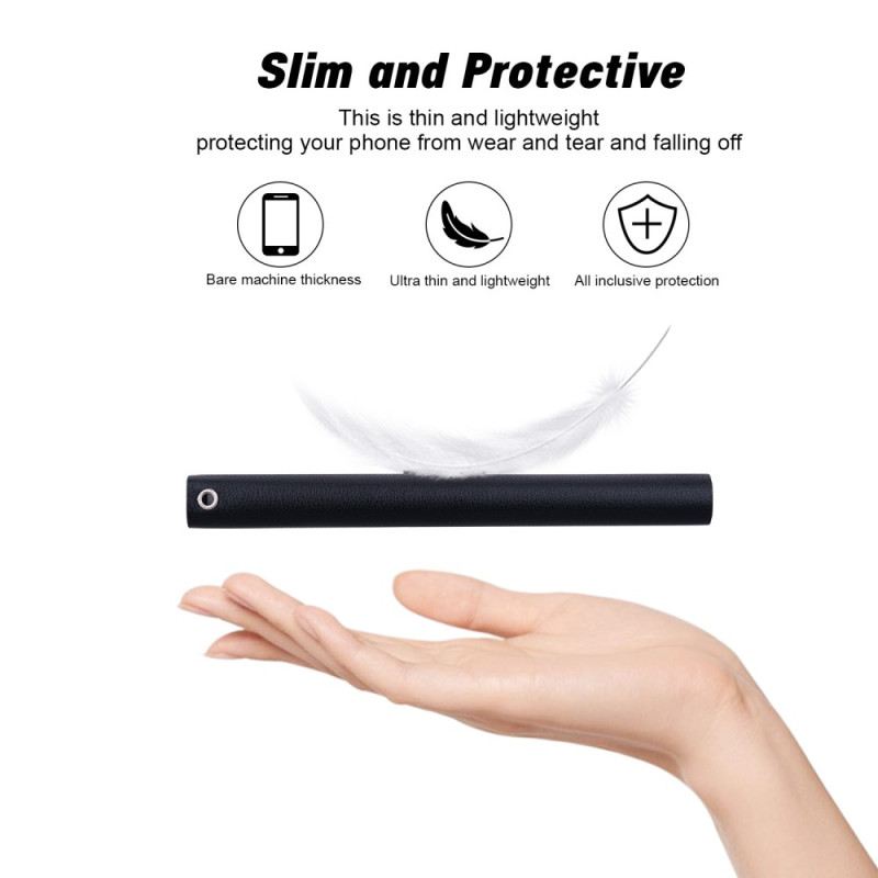 Fliptok Samsung Galaxy S25 Plus 5g Sima Bőrhatású Pánttal