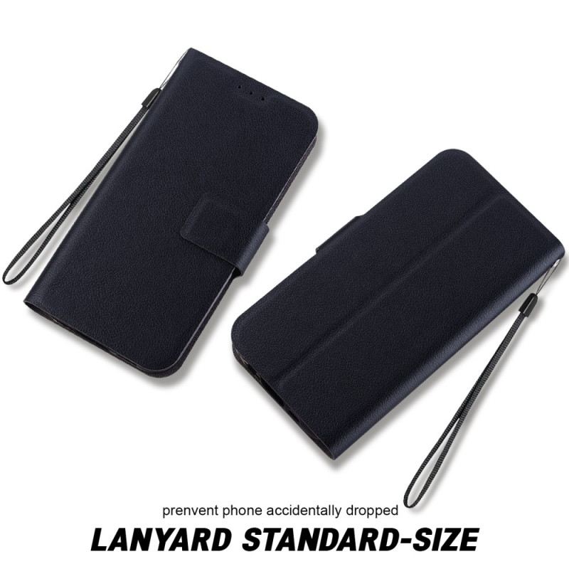 Fliptok Samsung Galaxy S25 Plus 5g Sima Bőrhatású Pánttal