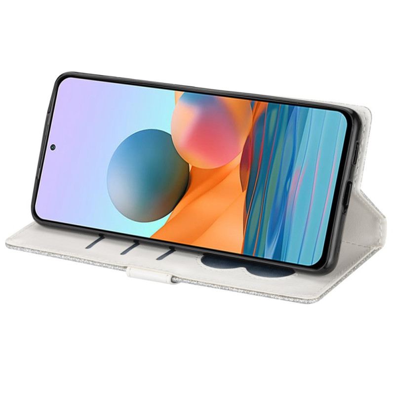 Kinyitható Bőrtok Samsung Galaxy S25 Plus 5g Flitteres Aprópénz Pénztárca