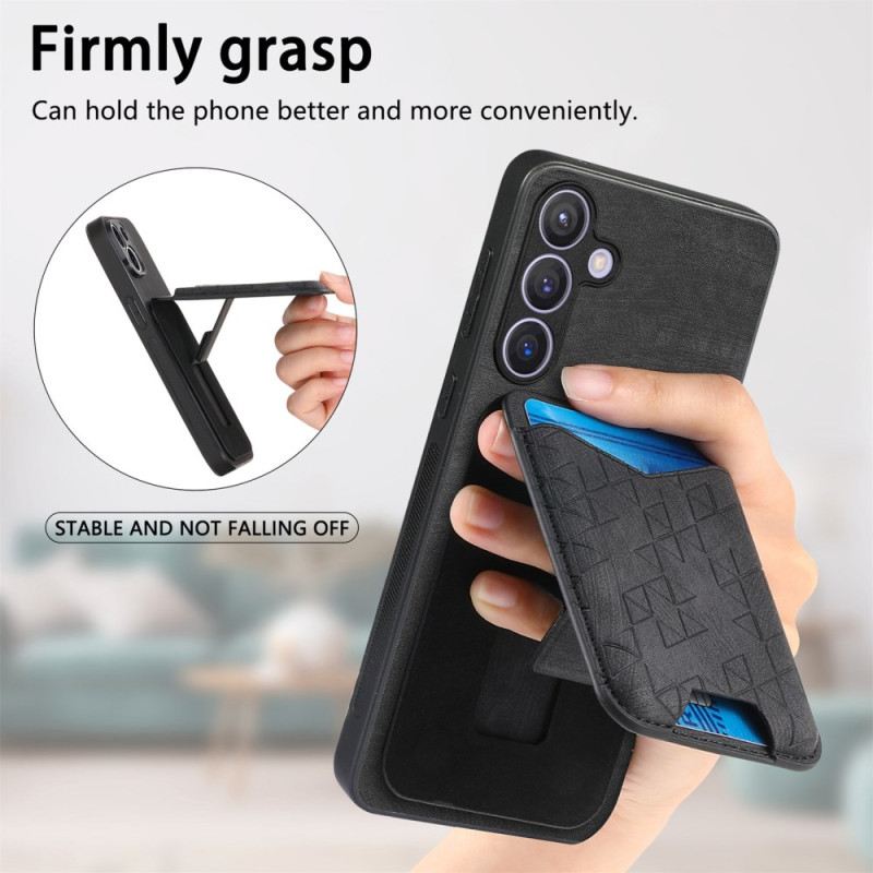 Mobiltelefon Tokok Samsung Galaxy S25 Plus 5g Kártyatartóval És Állvánnyal