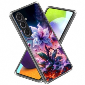 Mobiltelefon Tokok Samsung Galaxy S25 Plus 5g Lila Virágok