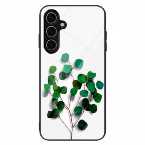 Telefontok Samsung Galaxy S25 Plus 5g Edzett Üveg Zöld Levelek