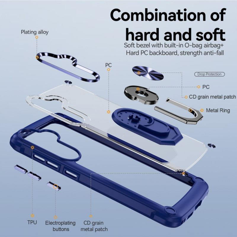 Telefontok Samsung Galaxy S25 Plus 5g Hibrid Gyűrűs Tartó