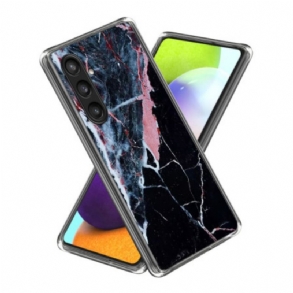 Tok Samsung Galaxy S25 Plus 5g Fekete És Rózsaszín Márvány