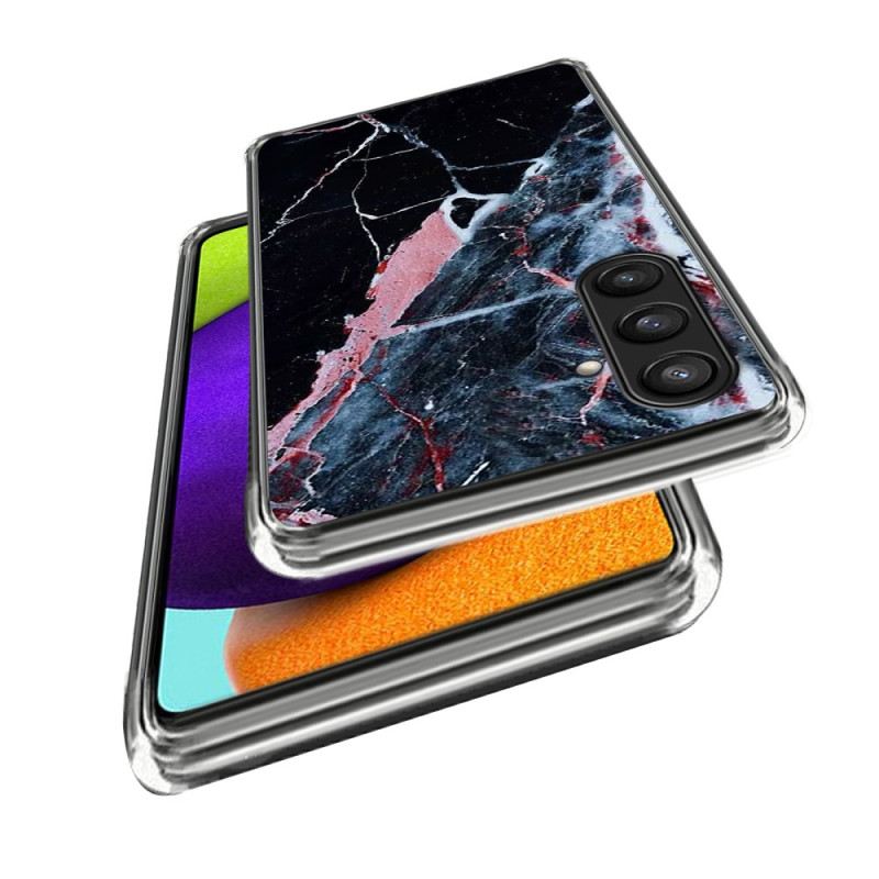 Tok Samsung Galaxy S25 Plus 5g Fekete És Rózsaszín Márvány