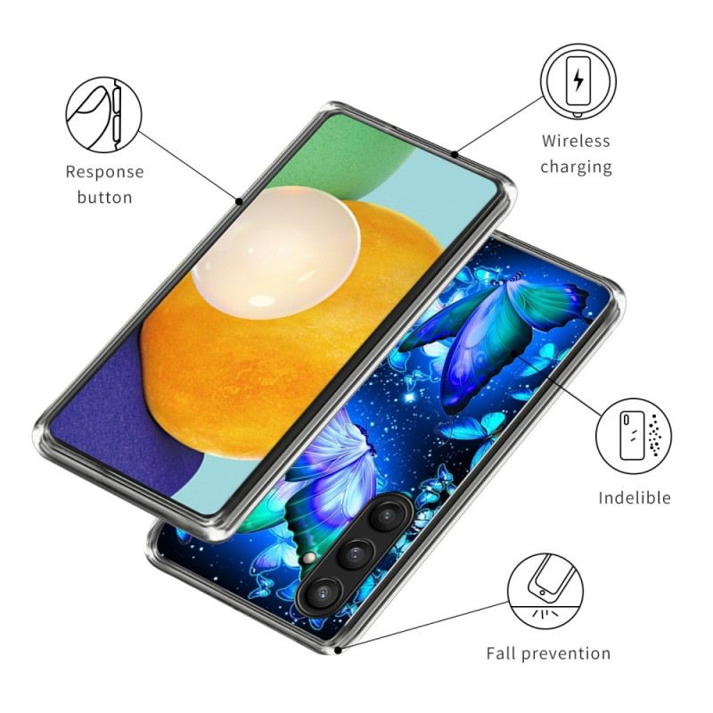 Tok Samsung Galaxy S25 Plus 5g Kék Pillangók