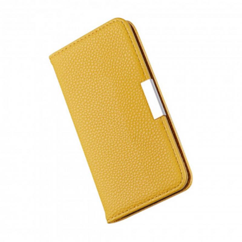 Fliptok Samsung Galaxy S21 Plus 5G Bőrtok Műbőr Litchi Ultra Chic
