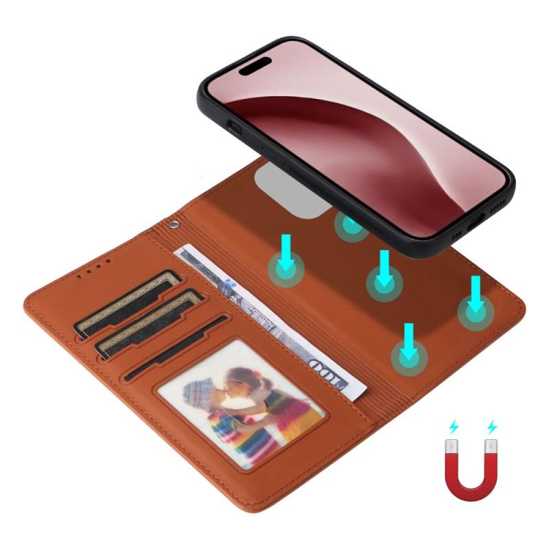 Bőrtok iPhone 16 Pro Betopnice Levehető Héj