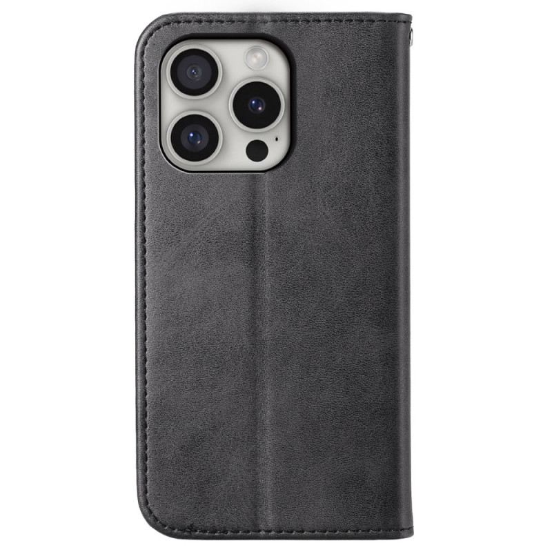 Bőrtok iPhone 16 Pro Gyémántok