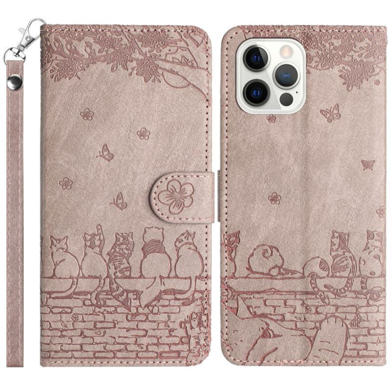 Bőrtok iPhone 16 Pro Tangamacska Jelenet