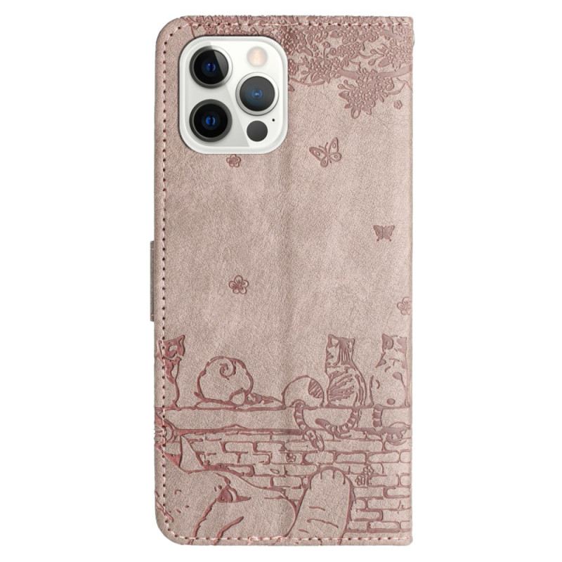 Bőrtok iPhone 16 Pro Tangamacska Jelenet