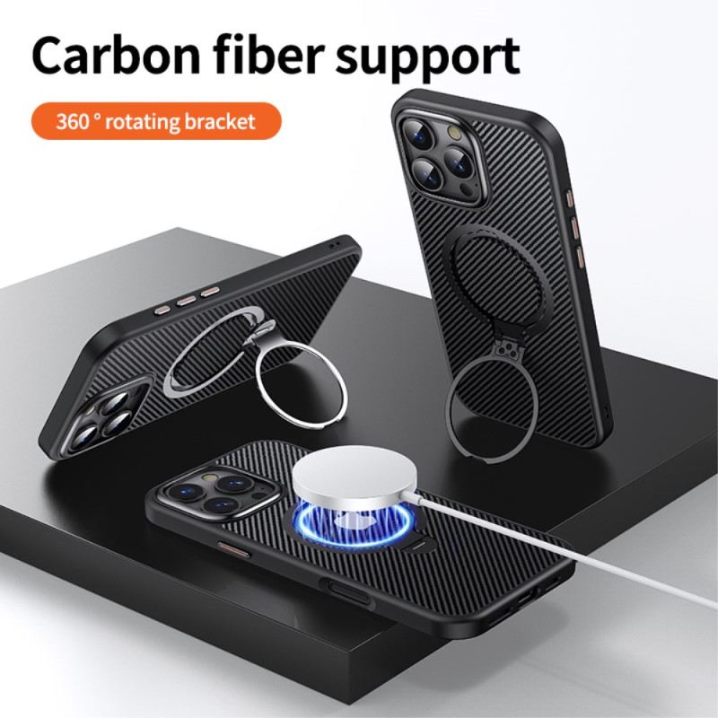 Tok iPhone 16 Pro Szénszálas Mágneses Támasz