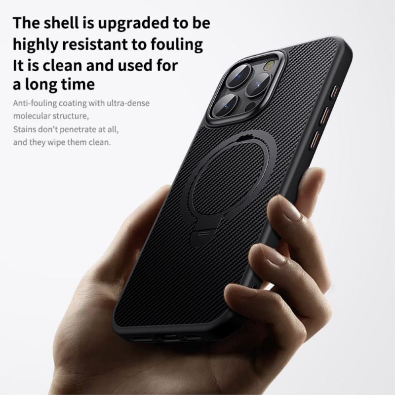 Tok iPhone 16 Pro Szénszálas Mágneses Támasz