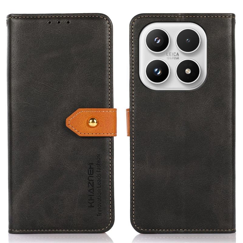 Bőrtok Xiaomi 17 Khazneh Arany Csat