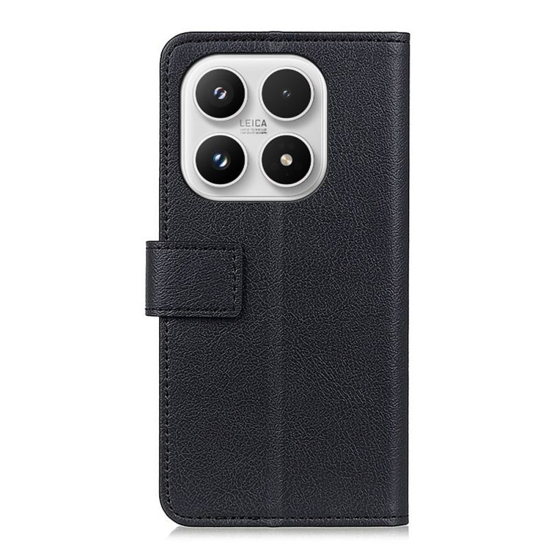 Bőrtok Xiaomi 17 Klasszikus Fekete