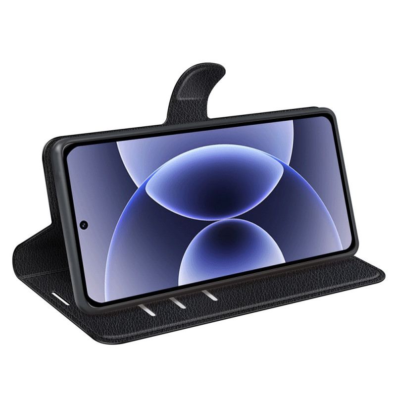 Bőrtok Xiaomi 17 Klasszikus Licsi Műbőr