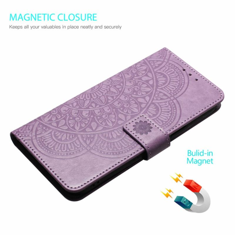 Bőrtok Xiaomi 17 Mandala Gravírozás