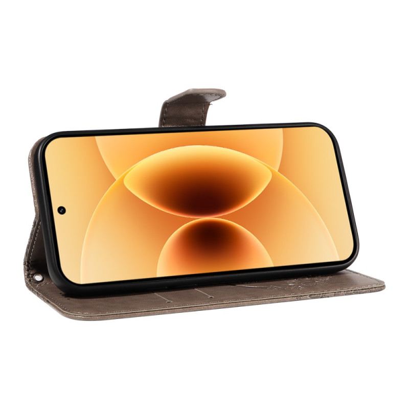 Bőrtok Xiaomi 17 Pillangó Dizájn