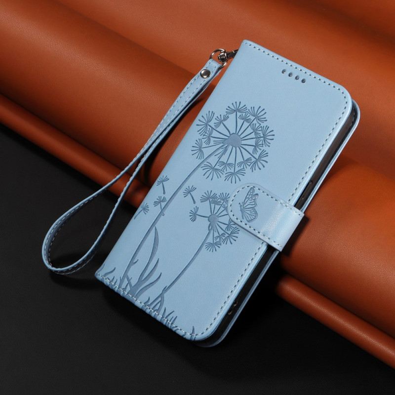 Bőrtok Xiaomi 17 Pitypang Dizájn Szíj
