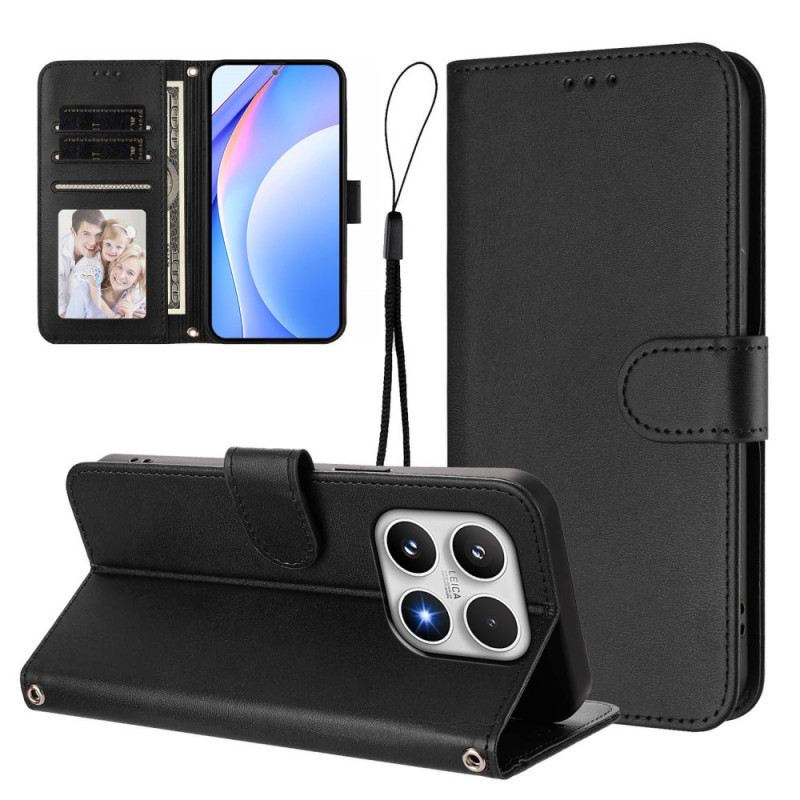 Bőrtok Xiaomi 17 Rfid-védő Bőrhatású