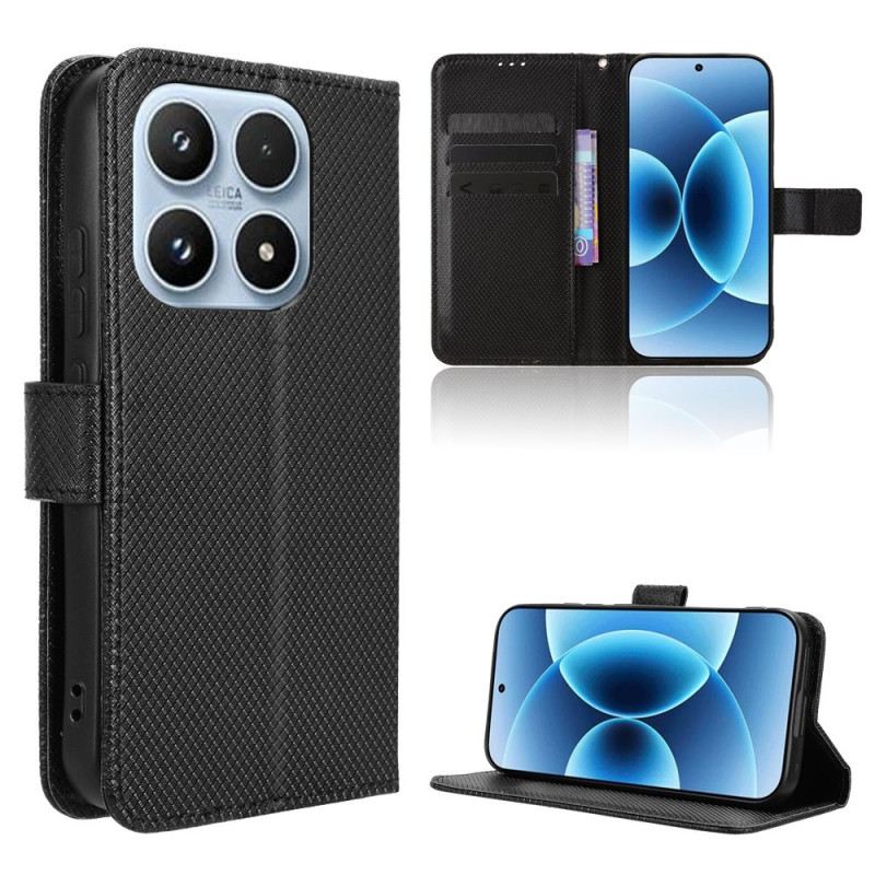 Bőrtok Xiaomi 17 Texturált Műbőr