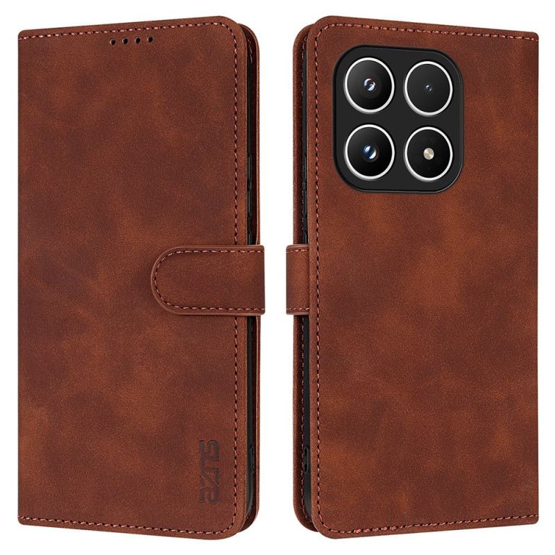 Bőrtok Xiaomi 17 Velúr Hatású Azns