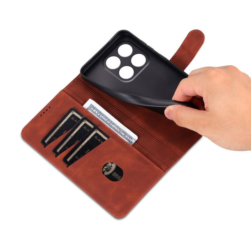 Bőrtok Xiaomi 17 Velúr Hatású Azns