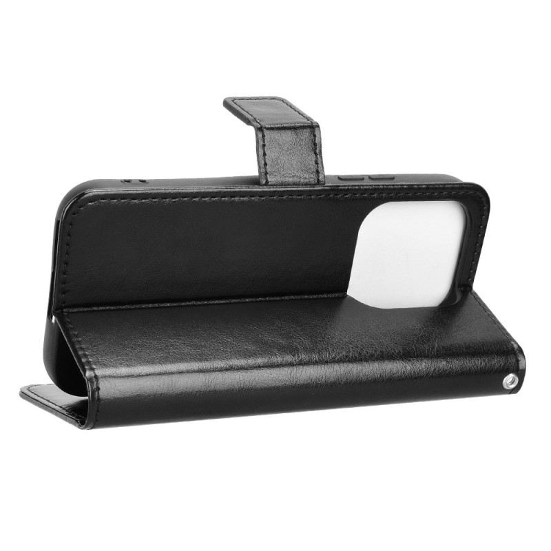 Kinyitható Bőrtok Xiaomi 17 Feltűnő Műbőr