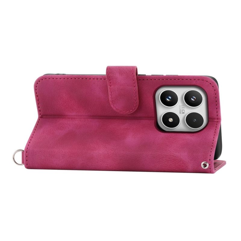 Kinyitható Tokok Xiaomi 17 Csipkés Velúr Hatású