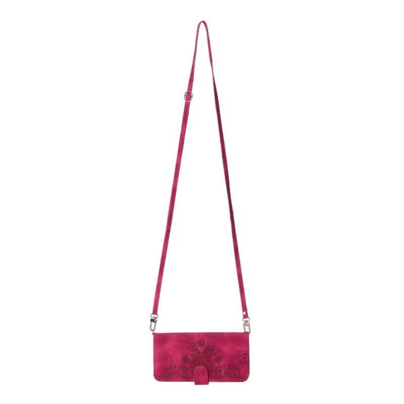 Kinyitható Tokok Xiaomi 17 Csipkés Velúr Hatású