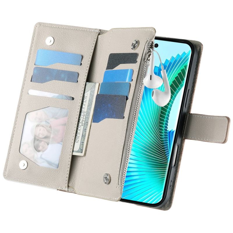 Kinyitható Tokok Xiaomi 17 Kétszínű Pántokkal