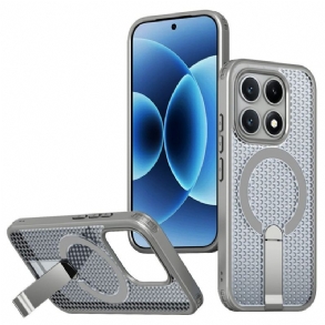 Tok Xiaomi 17 Mágneses Rácsos Textúra Kihajtható Állvánnyal