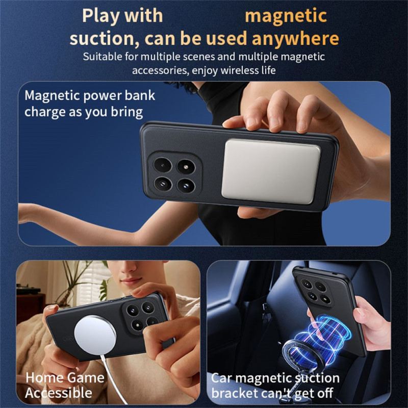 Tok Xiaomi 17 Magsafe Bőr Stílusú