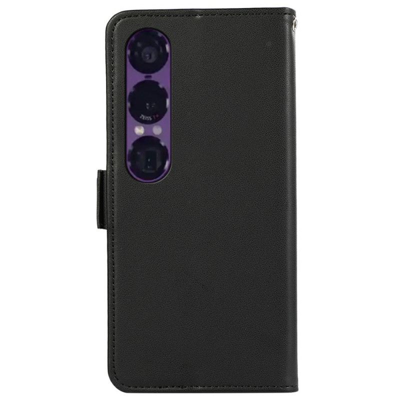 Bőrtok Sony Xperia 1 Vii Abeel Rfid Védelem