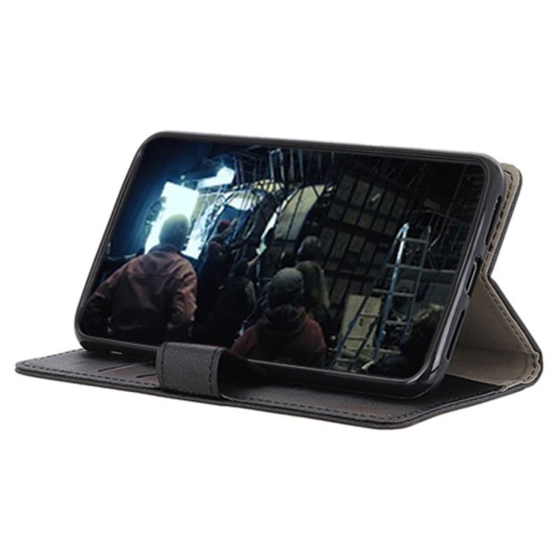 Bőrtok Sony Xperia 1 Vii Klasszikus Fekete