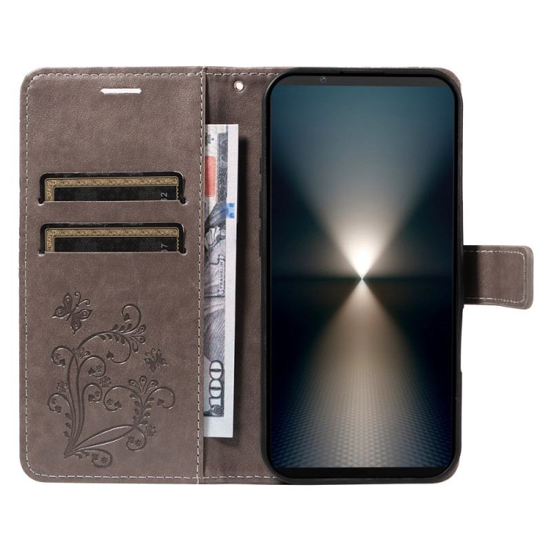 Bőrtok Sony Xperia 1 Vii Óriás Pillangók