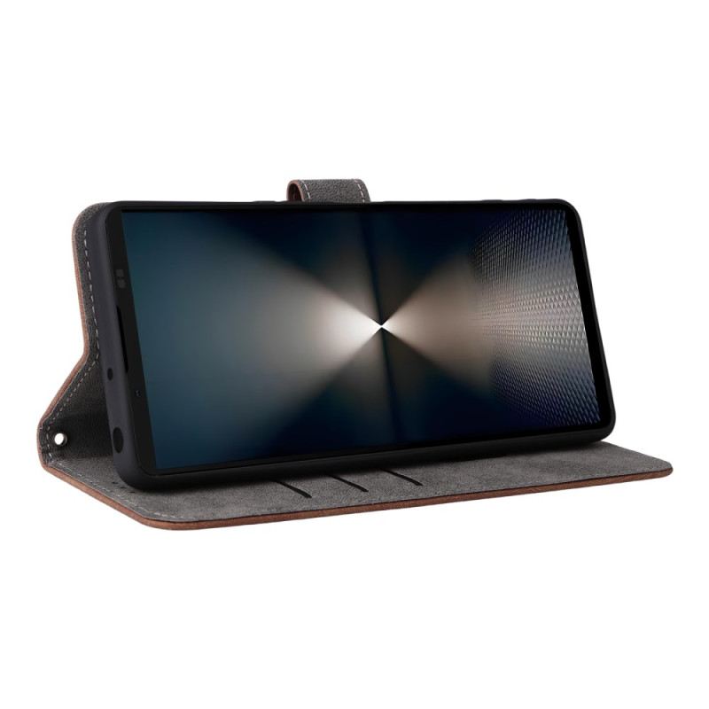 Bőrtok Sony Xperia 1 Vii Rfid Védelem És Pánt